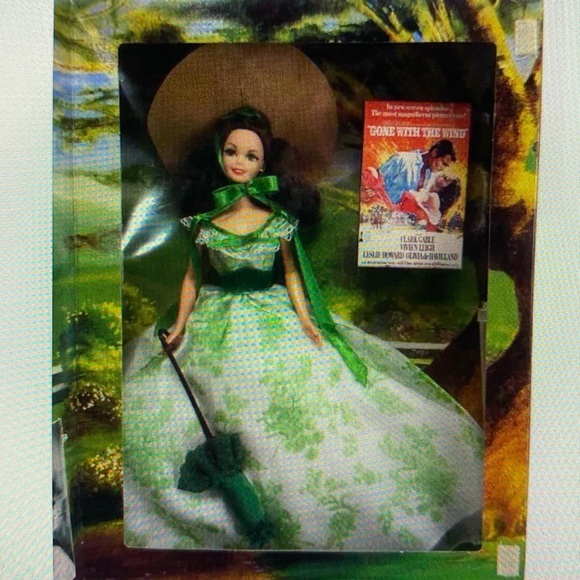 Mattel Hollywood Legends Collection Barbie as Scarlett O’Hara 1994 NIB - Picture 1 of 7